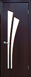 Двері Лілія Венге зі склом сатин 60