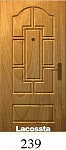 Двері Лакоста 86 Пр  №239 ПВХ-02  ковка 45