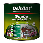 Краска масляная МА-15 DEKART зеленая 2,5 кг
