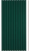 Лист гофров. Т-14 12-хв 6005(1,7*1,15)  зелен.  0,50мм