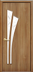 Двері Лілія Золота вільха зі склом Р3 80