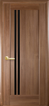 Двері  ПВХ ДЕЛЛА  70 grey+скло