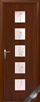 Двері ДВП  ФОРА  70 Горіх  К+Р1