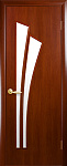 Двері Лілія Вишня зі склом сатин 60