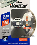 Алмазний диск Wellcut 230*7*22.23 Турбо
