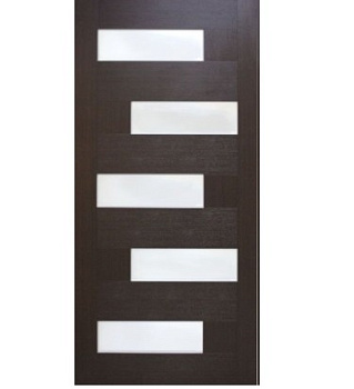 Двері ПВХ Доміно   венге ПО80