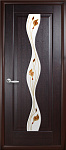 Двері  ПВХ ВОЛНА  70 венге  Р1