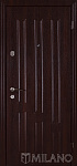 Двері Мілано №119  86 Праві. зовн.: горіх темний, внутрішні: горіх світлий.