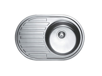 Мийка кругла з полк.770*500*180  7108  САТИН