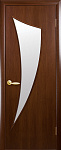 Двері Парус Горіх зі склом сатин 70