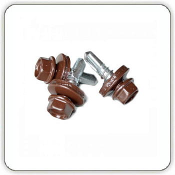 Шуруп 4,8*19  Ral 8004