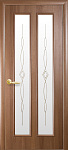 Двері ПВХ  СТЕЛЛА 80 золота вільха К+Р1