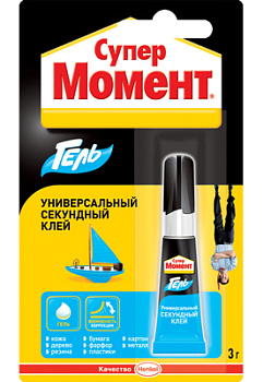 Клей супер-Момент  12*3 гель