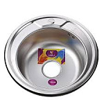 Мийка кузонна врізна кругла 490*180 Decor MR 490 D Mira