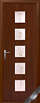 Двері ДВП  ФОРА  80 Горіх  К+Р1