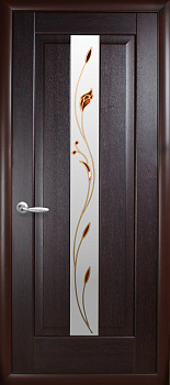 Двері  ПВХ ПРЕМ'ЄРА  70  венге  К+Р1