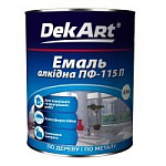 Емаль DEKART чорна  0,9кг