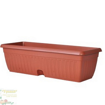 Вазон Терра 80мк без піддона балконний