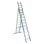 Драбина універсальна 3-х секц. алюм. 3*8 VMF EURO