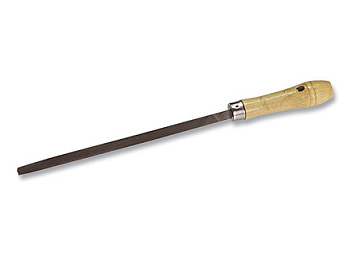 Напилок  тригранний 150мм з ручк №3.