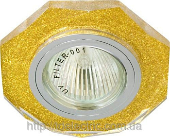 8020-2 (CD3003) жовтий-золото MR16 50W