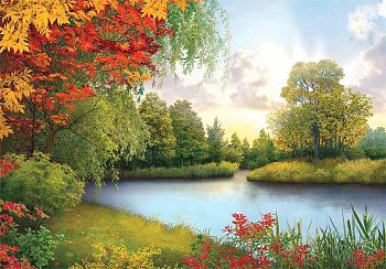 Фотошпалери Осінній  блюз 196*280